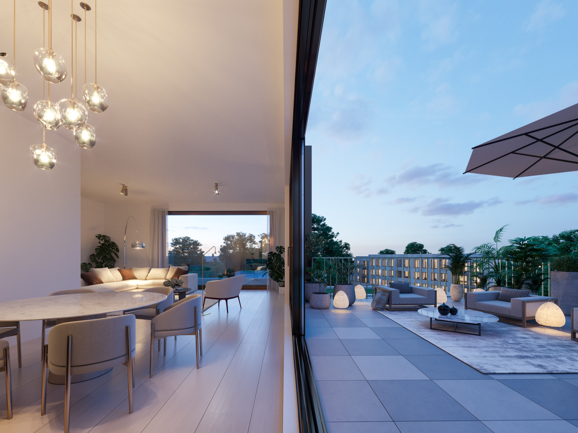 Hill-Yard-aandacht-licht-privacy-groen